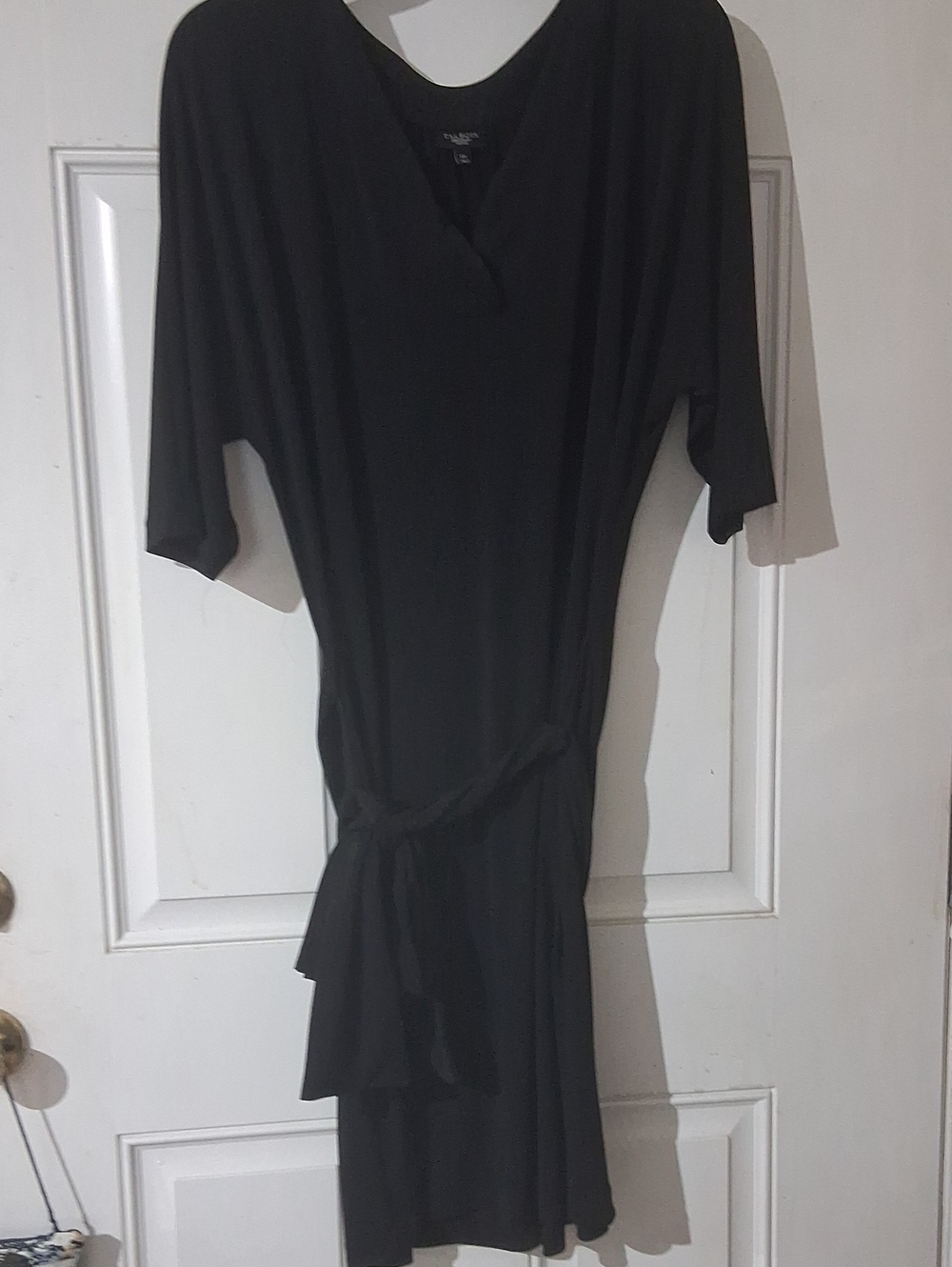 Talbots NWOT Black Midi Wrap-Style Dress NWOT